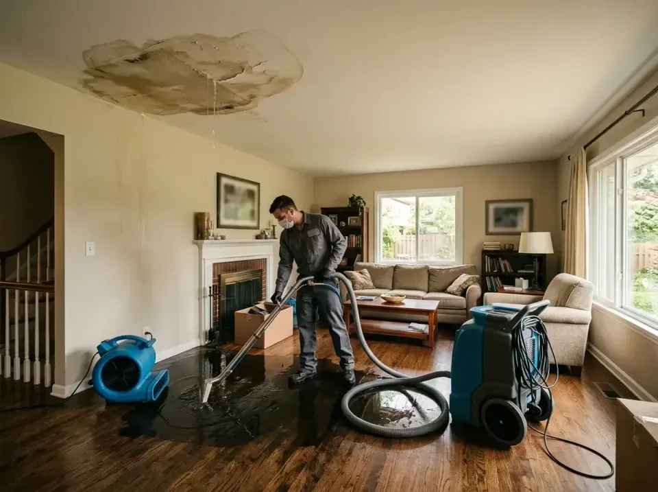 attic-pipe-burst-ceiling-drip-008 — frequently asked questions, Water Damage Restoration & Carpet Care in Shiloh, OH